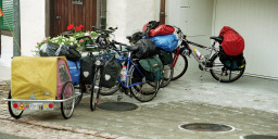 Fahrräder mit Gepäck in Schaffhausen