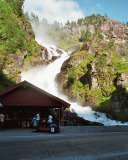 Låtefossen an der N 13 südlich von Odda