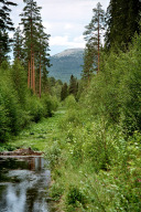 Kanal zum Flößen von Holz zum Klarälven bei Støa