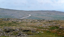 Friisveien durch die blauen Berge