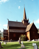 Stabkirche in Lom