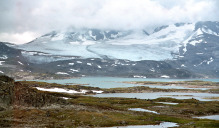 Gletscher auf dem Sognefjell
