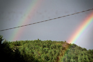 Doppelter Regenbogen