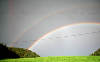 Doppelter Regenbogen