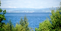 Östlich von Trondheim am Trondheimfjord