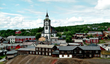 Røros mit Kirche