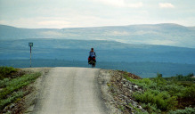 Rückfahrt von der Museumsgrube nach Røros