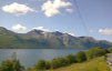 Fjord mit Bergen