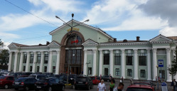 Bahnhof in Vyborg