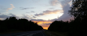 Straße von Narwa nach Tallinn