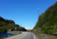 Nördlich des Røldalfjelltunnels