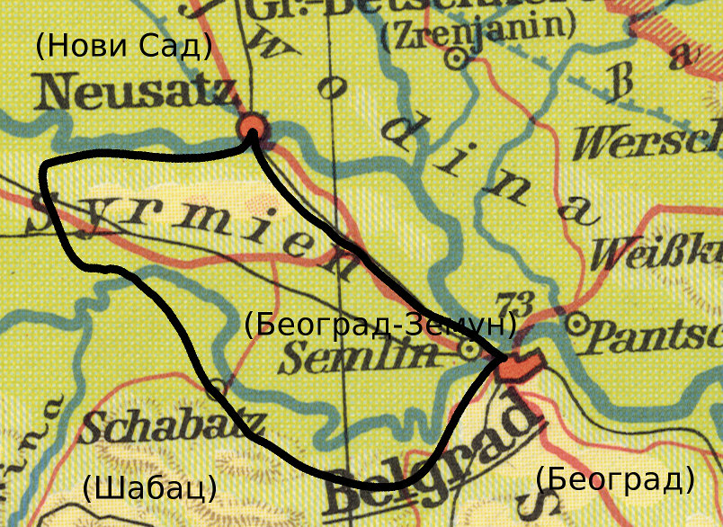 Route Serbien 2015